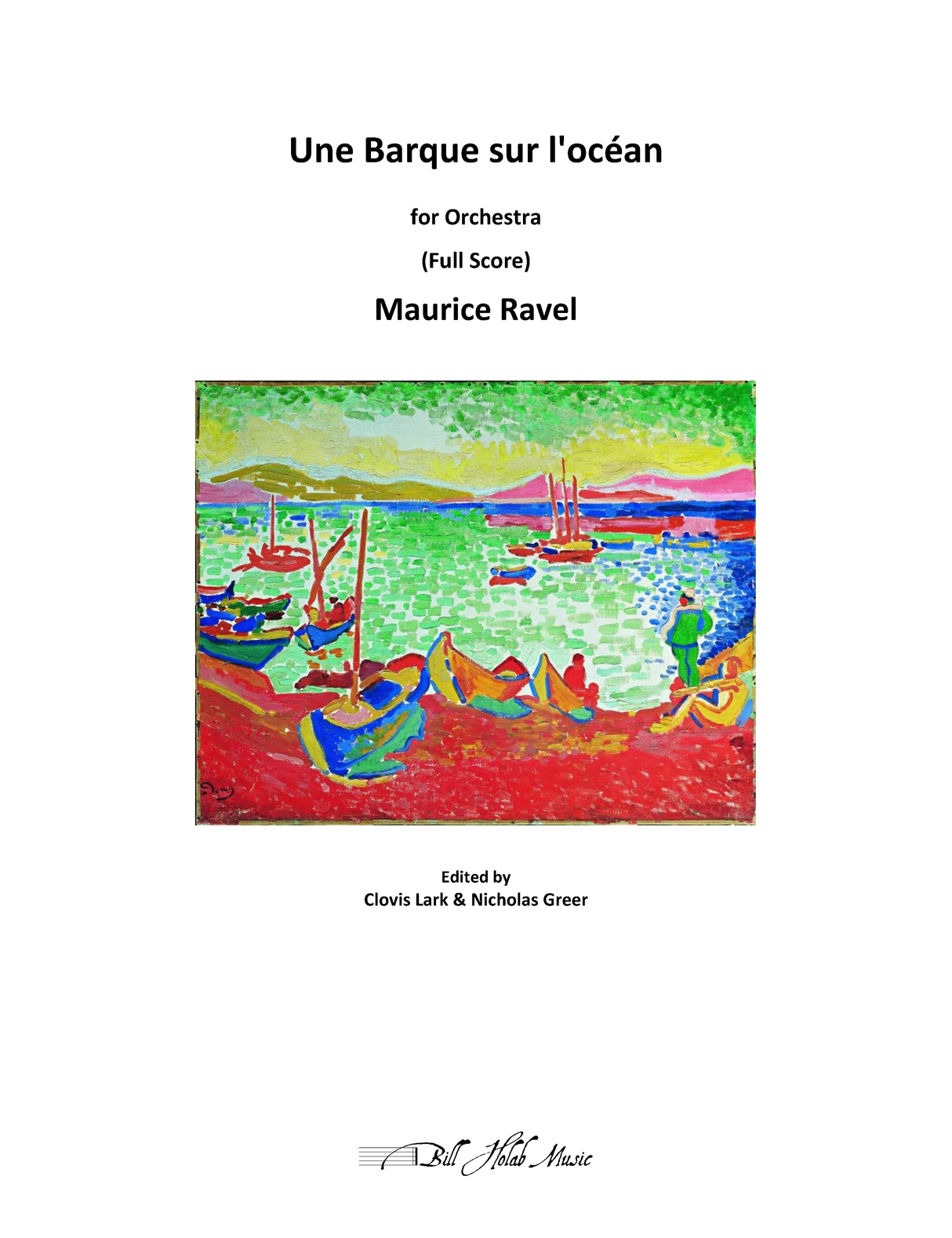 Ravel: Une Barque sur l'Ocean