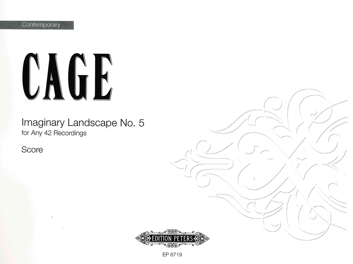 Cage: Imaginary Landscape No. 5