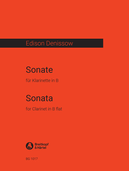 Denisov: Sonata for Solo Clarinet – Ficks Music