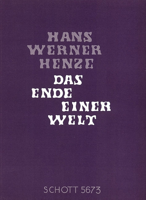 Henze: Das Ende einer Welt