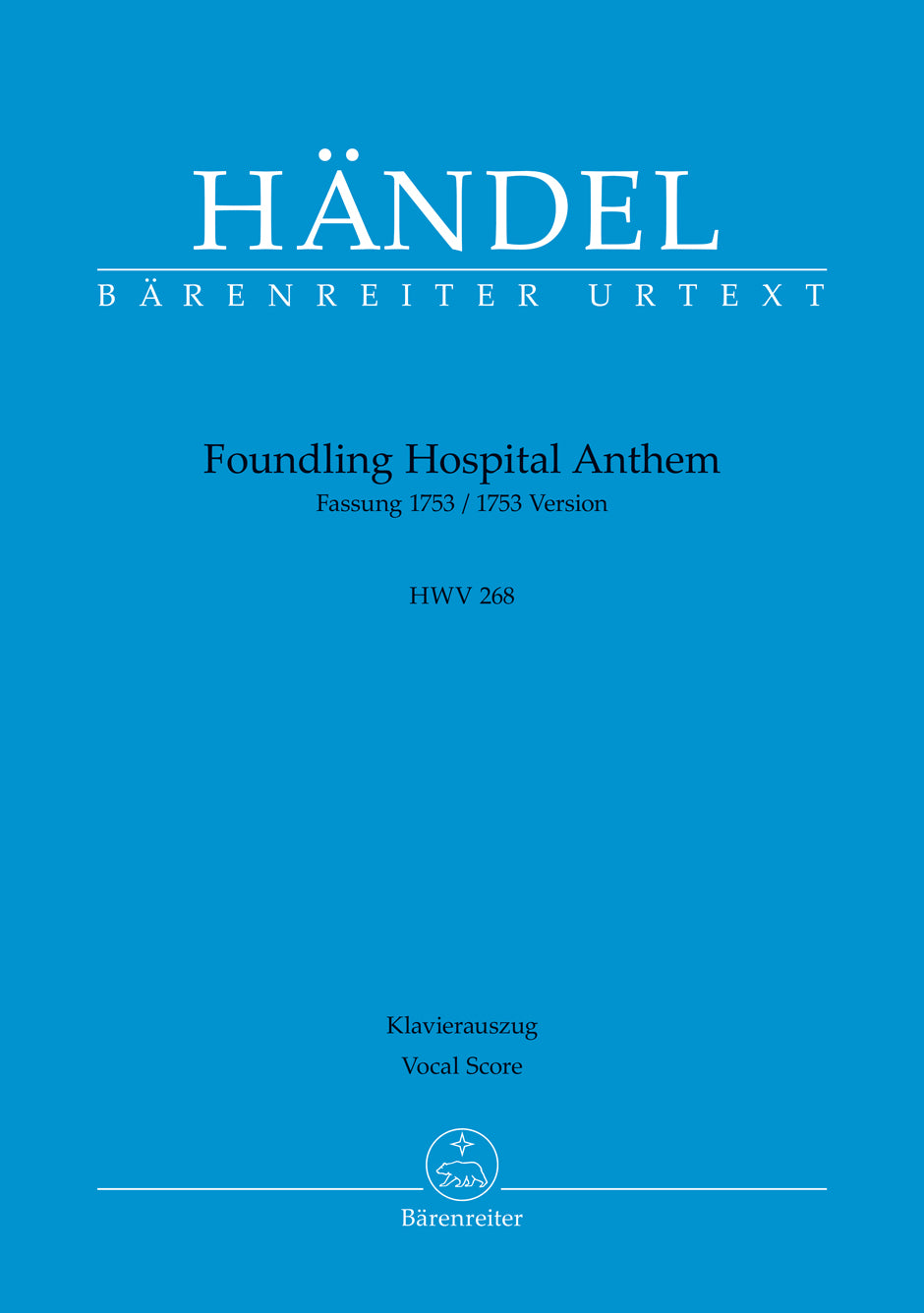 Handel: Foundling Hospital Anthem, HWV 268