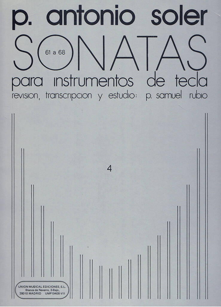 Soler: Keyboard Sonatas - Volume 4 (Nos. 61-68)