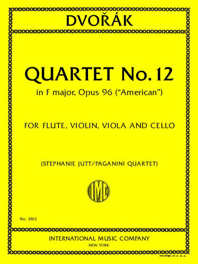 Dvořák: Quartet No. 12 in F Major, Op. 96 "American" (arr. for Flute quartet)