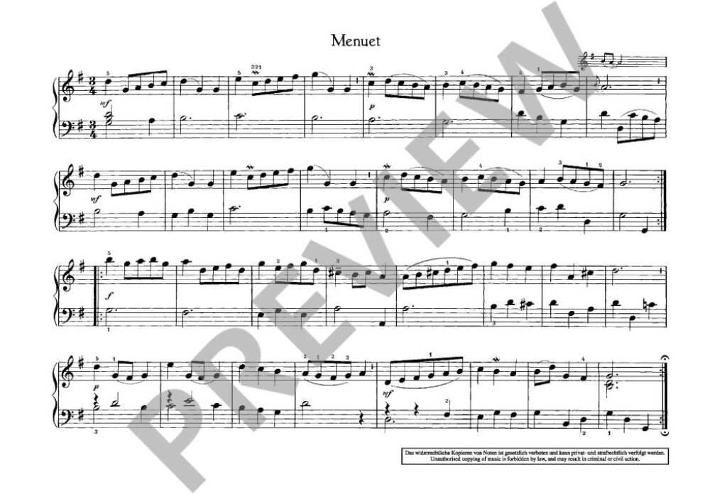 Bach: Notebook for Anna Magdalena