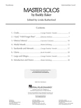 Master Solos: Intermediate Level – Trombone