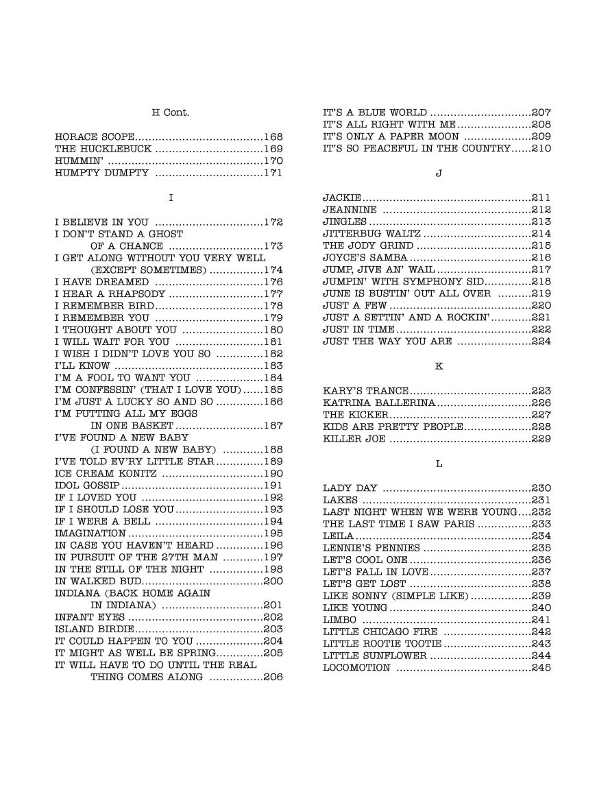 The Real Book – Volume 2 (E-flat Edition)