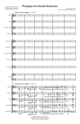 R. Stern: Prologue for Small Orchestra