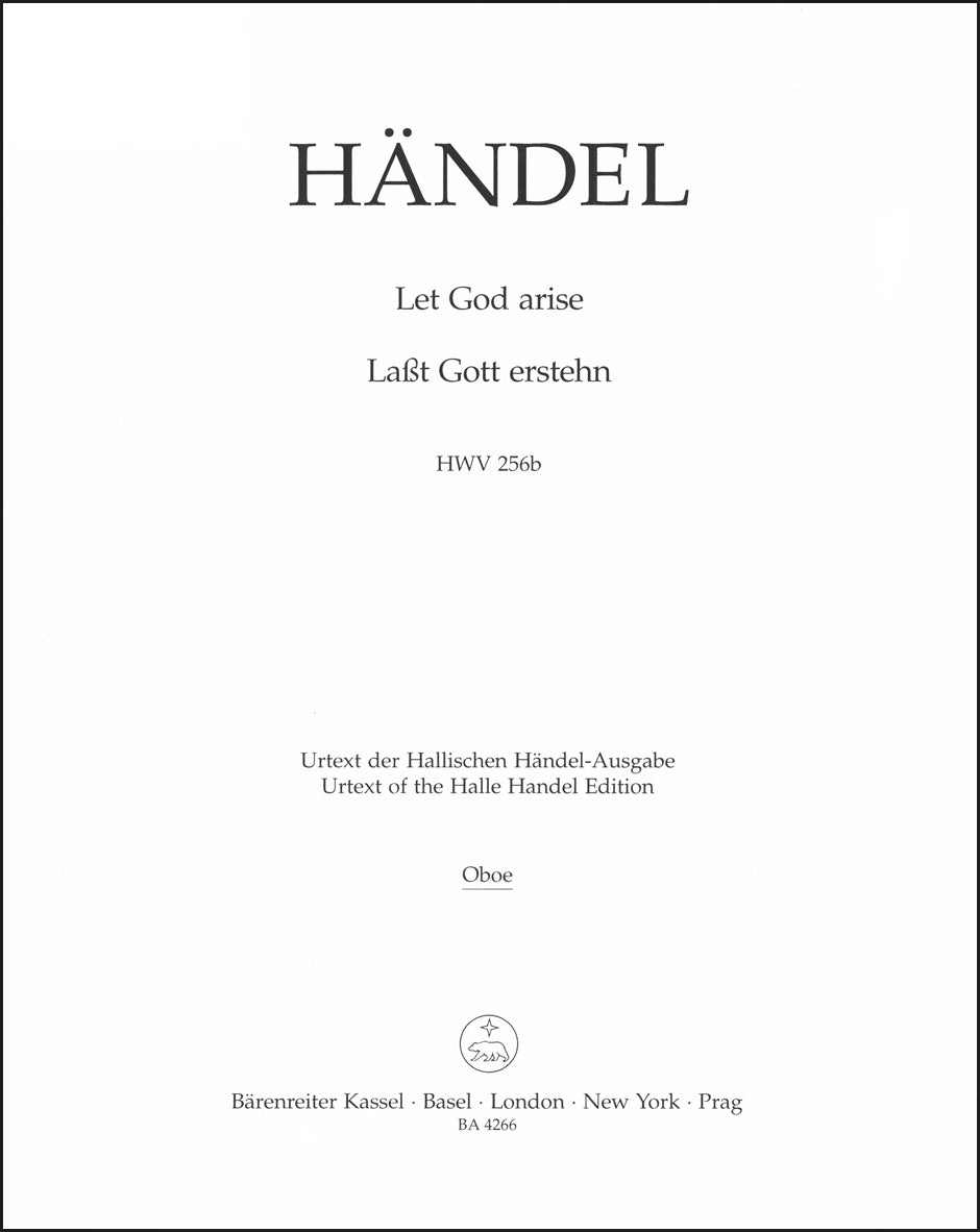Handel: Let God arise, HWV 256b
