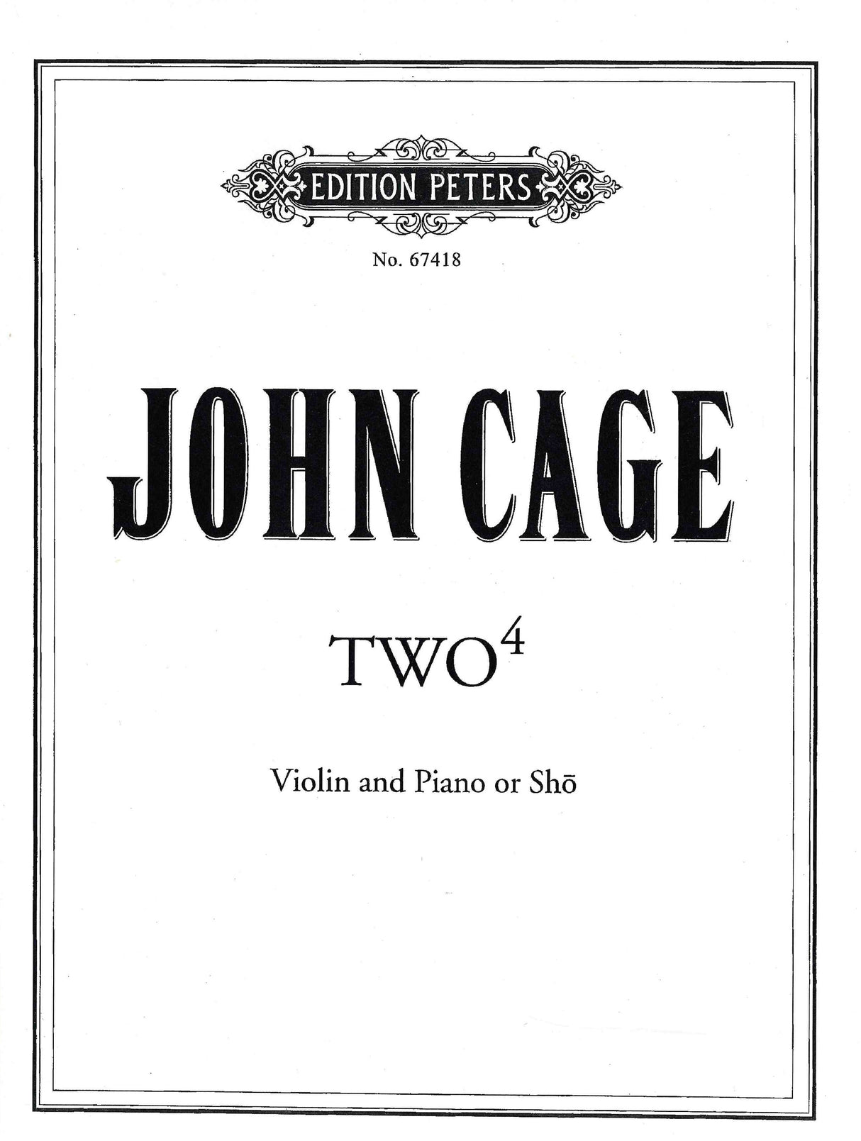 Cage: Two⁴