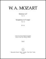 Mozart: Symphony No. 13 in F Major, K. 112