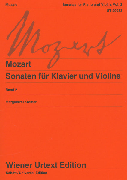 Mozart: Violin Sonatas - Volume 2 – Ficks Music