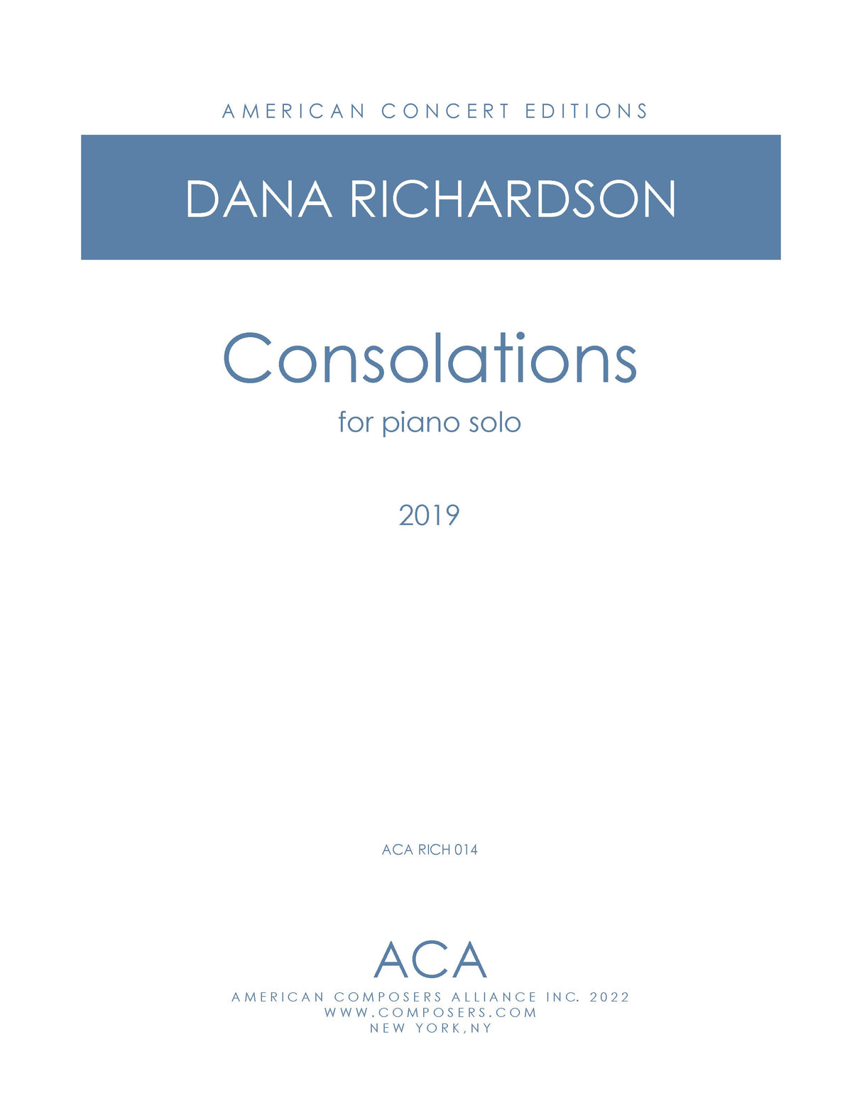 Richardson: Consolations