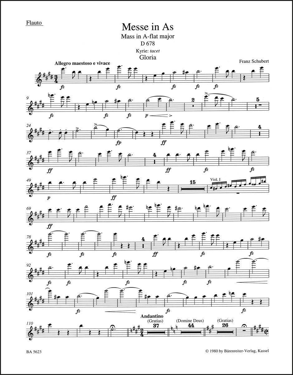 Schubert: Mass in A-flat Major, D 678