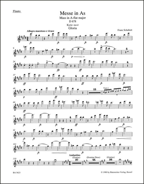 Schubert: Mass in A-flat Major, D 678