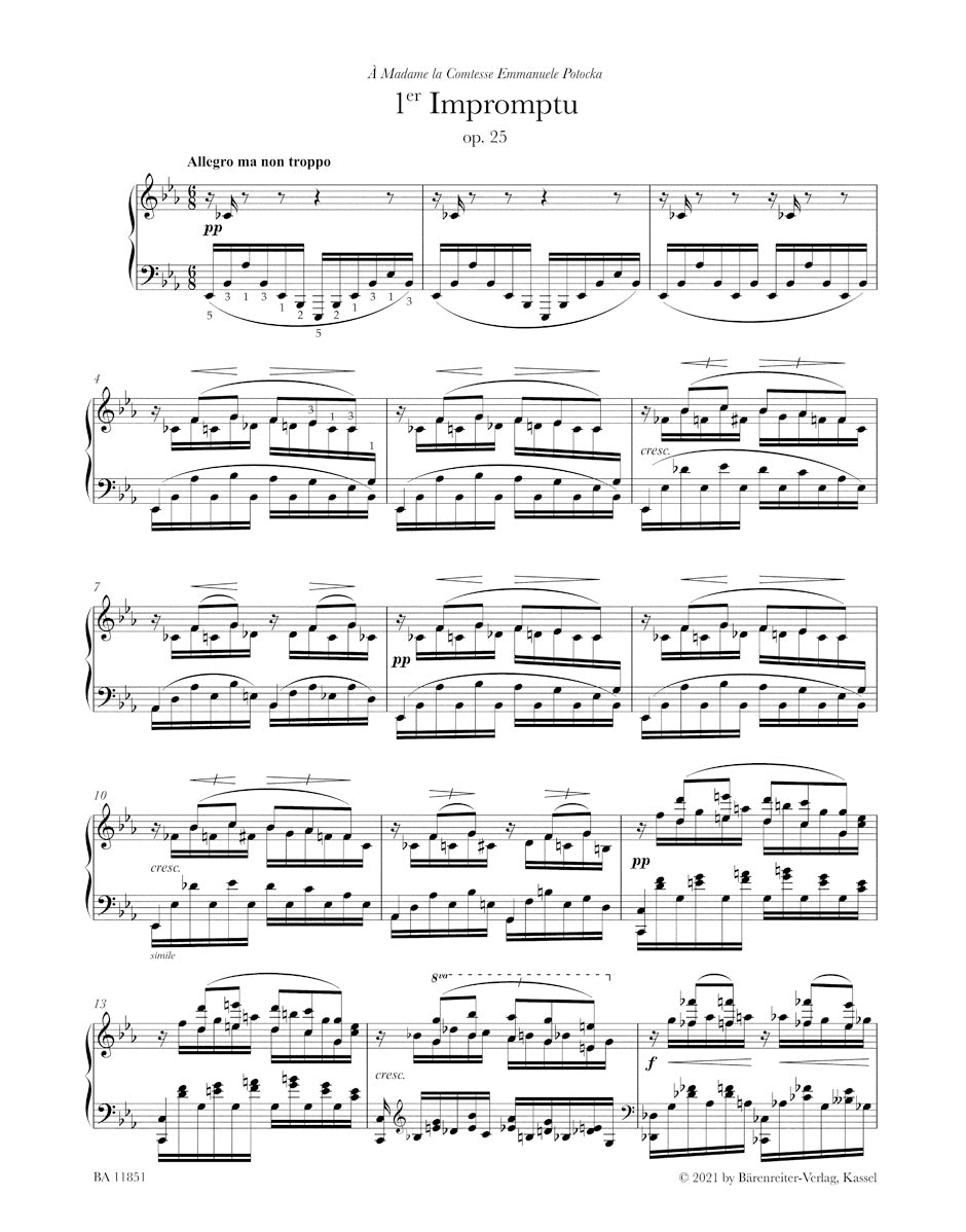 Fauré: 5 Impromptus