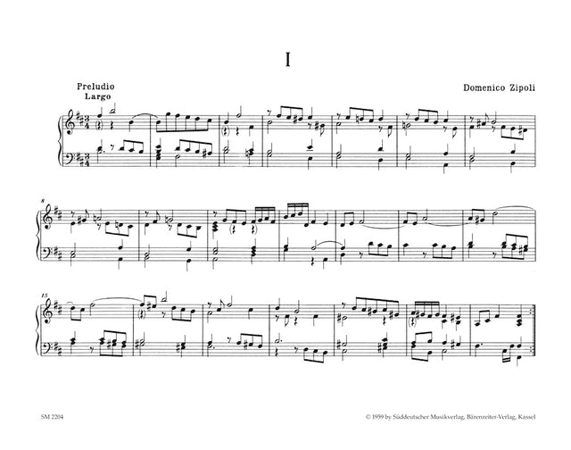 Zipoli: Organ and Harpsichord Works - Volume 2 – Ficks Music