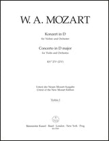 Mozart: Violin Concerto in D Major, K. 271a/271i