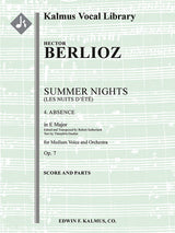 Berlioz: Absence, Op. 7, No. 4 (transposed in E Major)