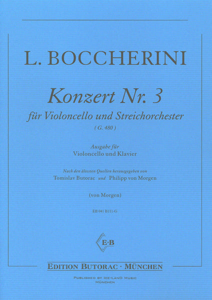Boccherini: Cello Concerto No. 7 in G Major, G. 480 – Ficks Music