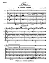 Lee III: Quintet for Clarinet & String Quartet
