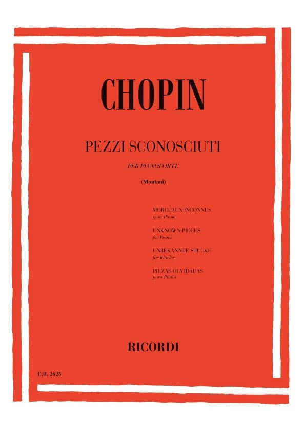 ほぼ未使用品　名古屋帯 F. Chopin 楽譜デザイン　コンサート、観劇など Chopin: Unknown Pieces – Ficks Music