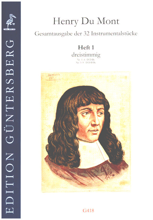 Du Mont: 32 Instrumental Pieces - Volume 1 (Nos. 1-9)