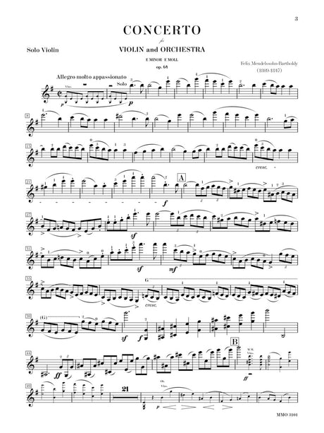 Mendelssohn: Violin Concerto in E Minor, MWV O 14, Op. 64