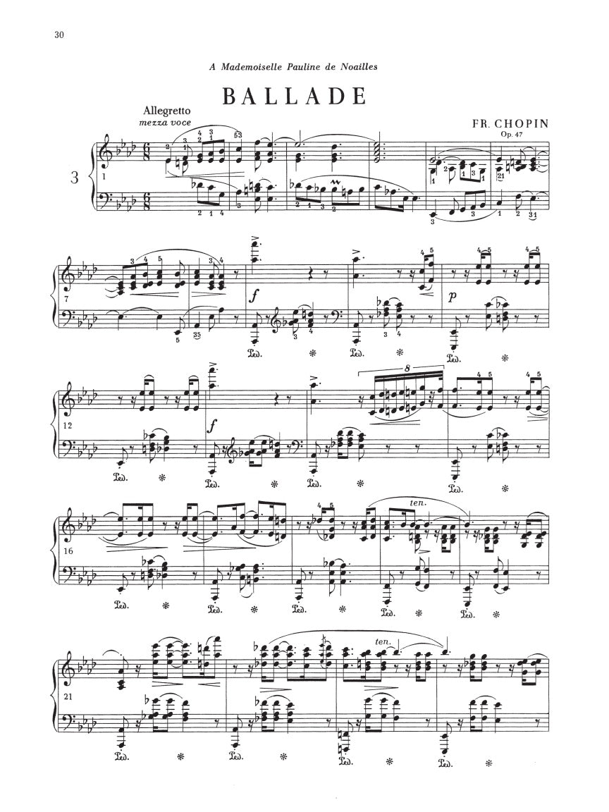 Chopin: Ballades – Ficks Music