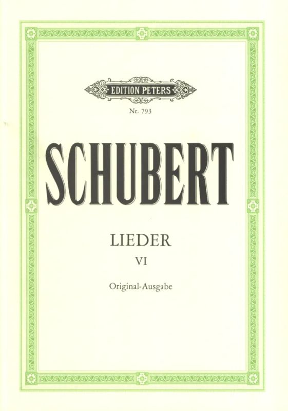Schubert: Lieder - Volume 6