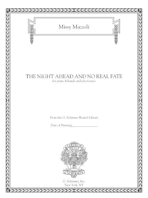 Mazzoli: The Night Ahead and No Real Fate
