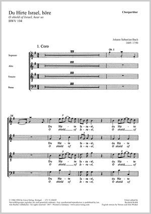 Bach: Du Hirte Israel, höre, BWV 104
