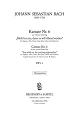 Bach: Bleib bei uns, denn es will Abend werden, BWV 6