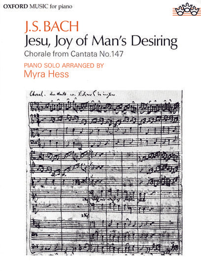 Bach: Jesu, Joy of Man's Desiring (arr. for piano)
