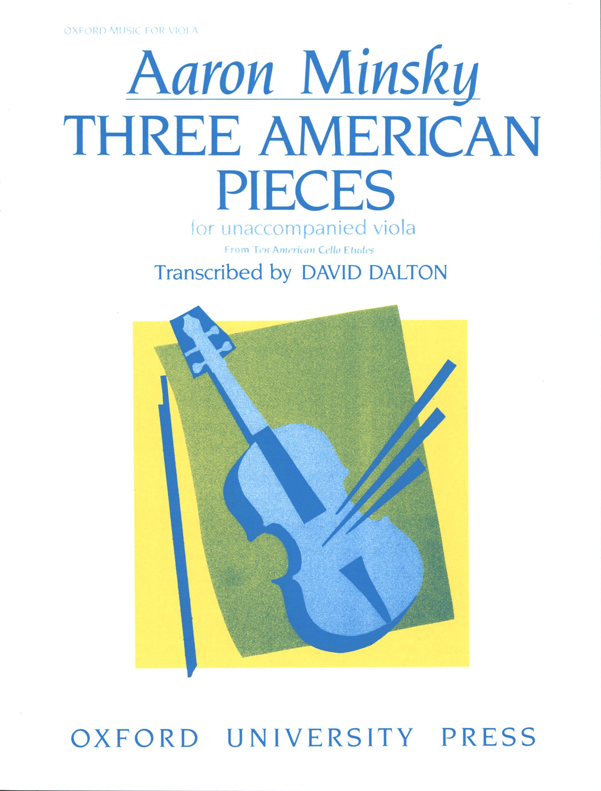 Minsky: Three American Pieces (transc. for viola)