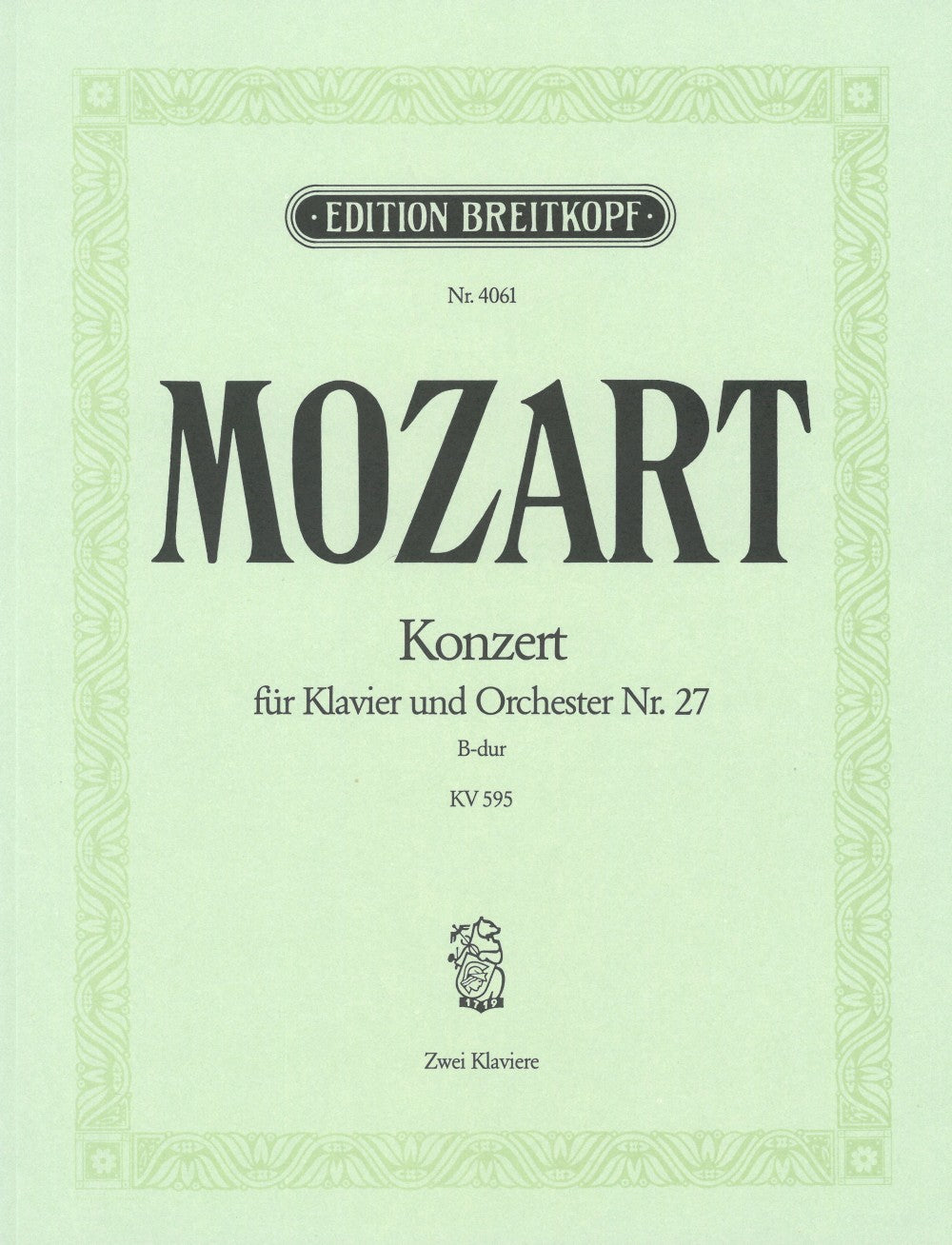Mozart: Piano Concerto No. 27 in B-flat Major, K. 595