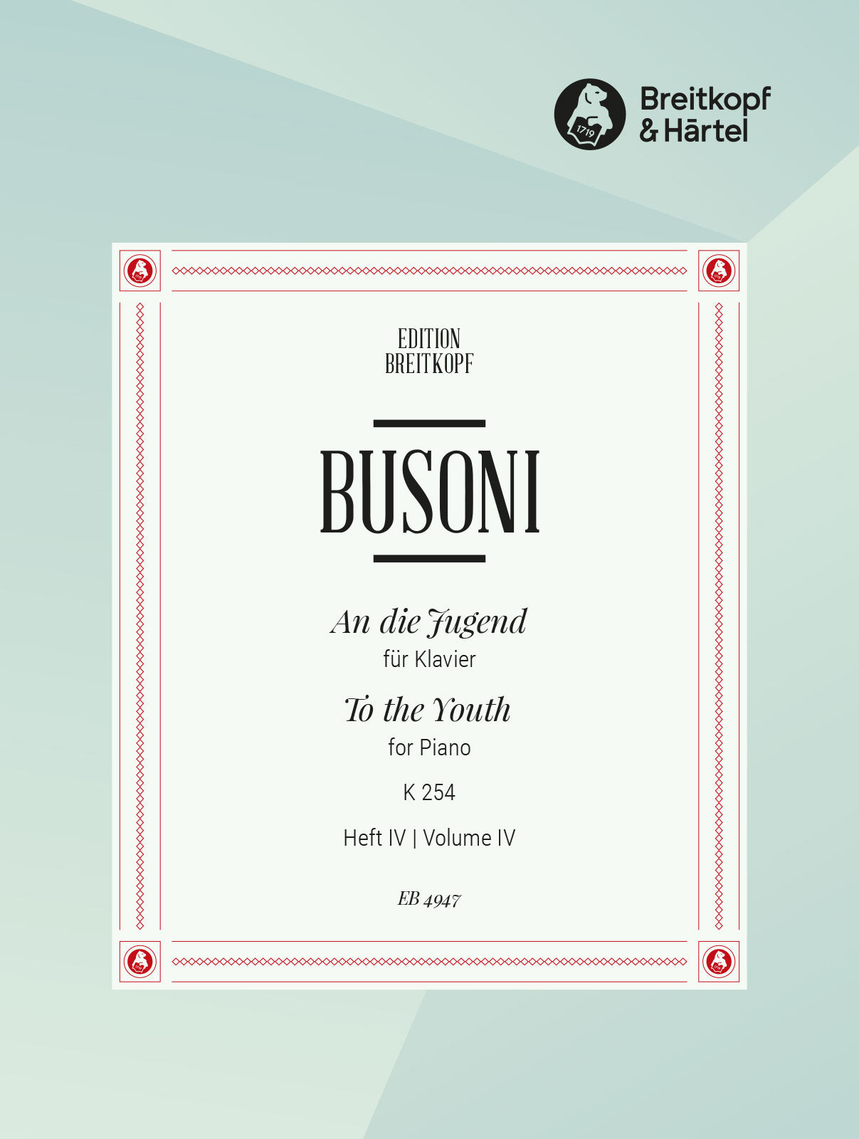 Busoni: An die Jugend, BV 254 - Book 4 (Introduzione, Capriccio & Epilogo)