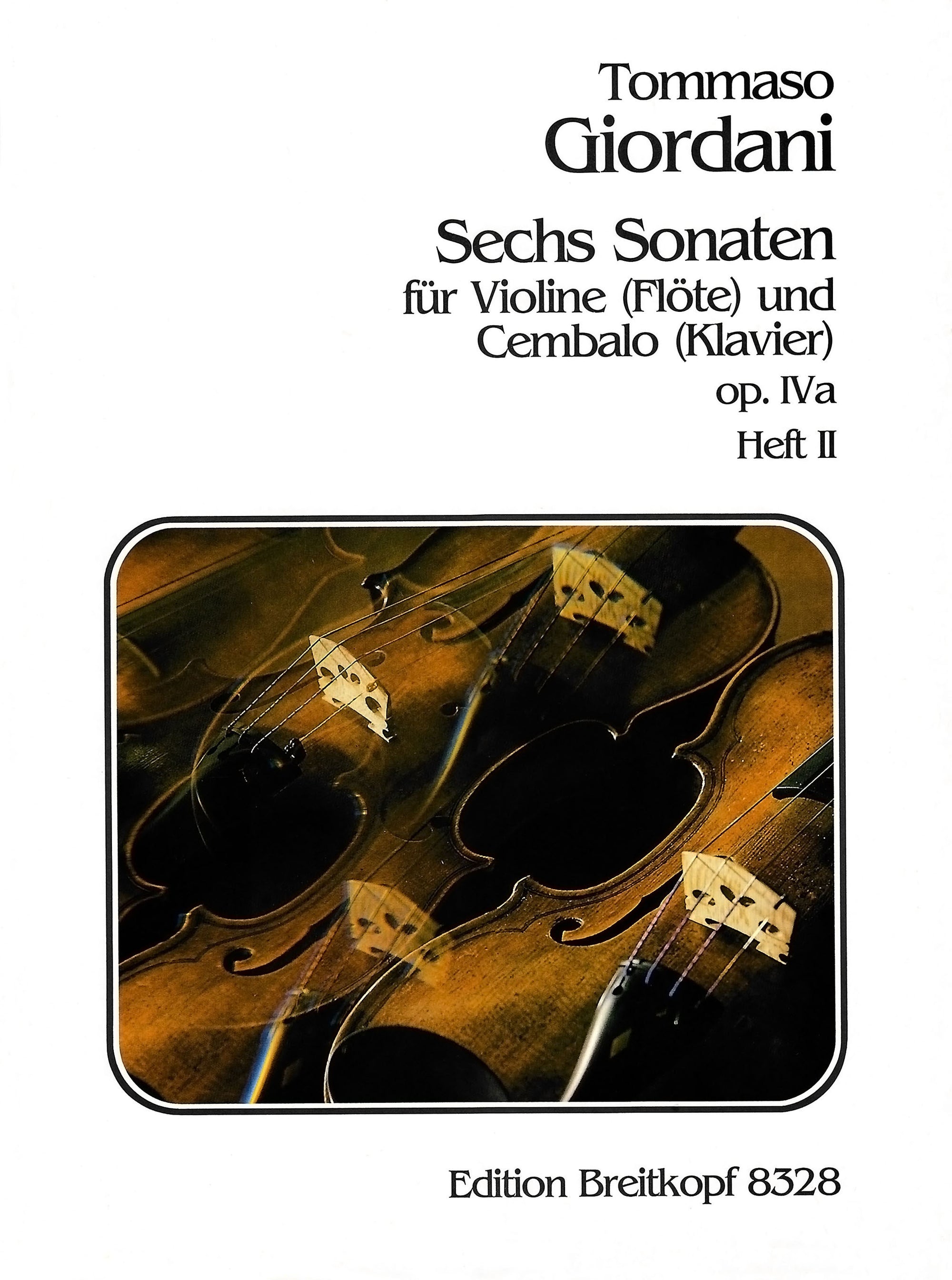 Giordani: 6 Sonatas, Op. 4a - Volume 2 (Nos. 4-6)