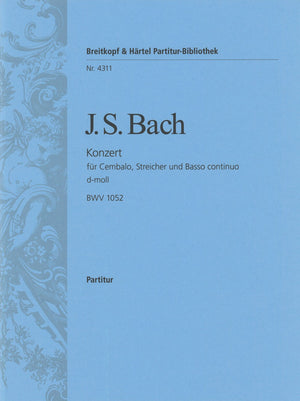 Bach: Harpsichord Concerto No. 1in in D Minor, BWV 1052