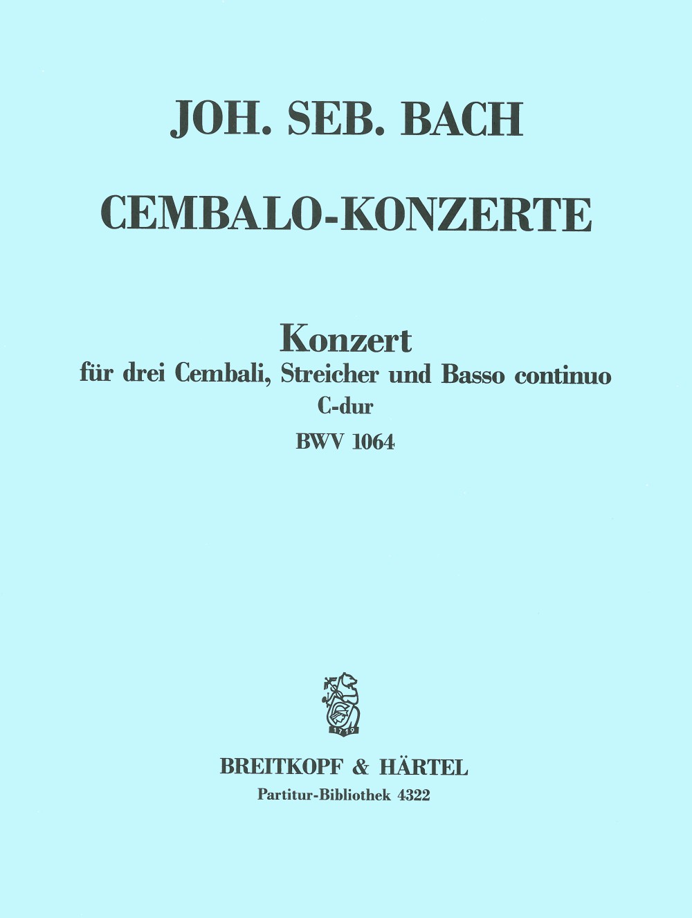 Bach: Concerto for 3 Harpsichords in C Major, BWV 1064