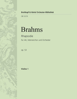 Brahms: Rhapsody, Op. 53