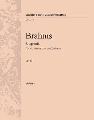Brahms: Rhapsody, Op. 53