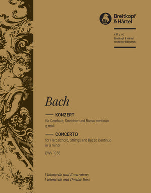 Bach: Harpsichord Concerto in G Minor, BWV 1058