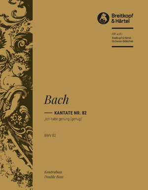 Bach: Ich habe genug, BWV 82 (version for Bass)