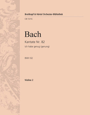 Bach: Ich habe genug, BWV 82 (version for Soprano)