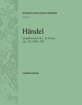 Handel: Organ Concerto in A Major, HWV 307, Op. 7, No. 2