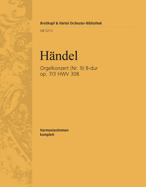Handel: Organ Concerto in B-flat Major, HWV 308, Op. 7, No. 3
