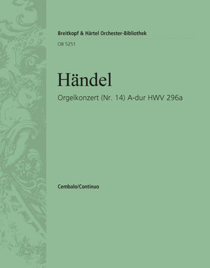 Handel: Organ Concerto in A Major, HWV 296a