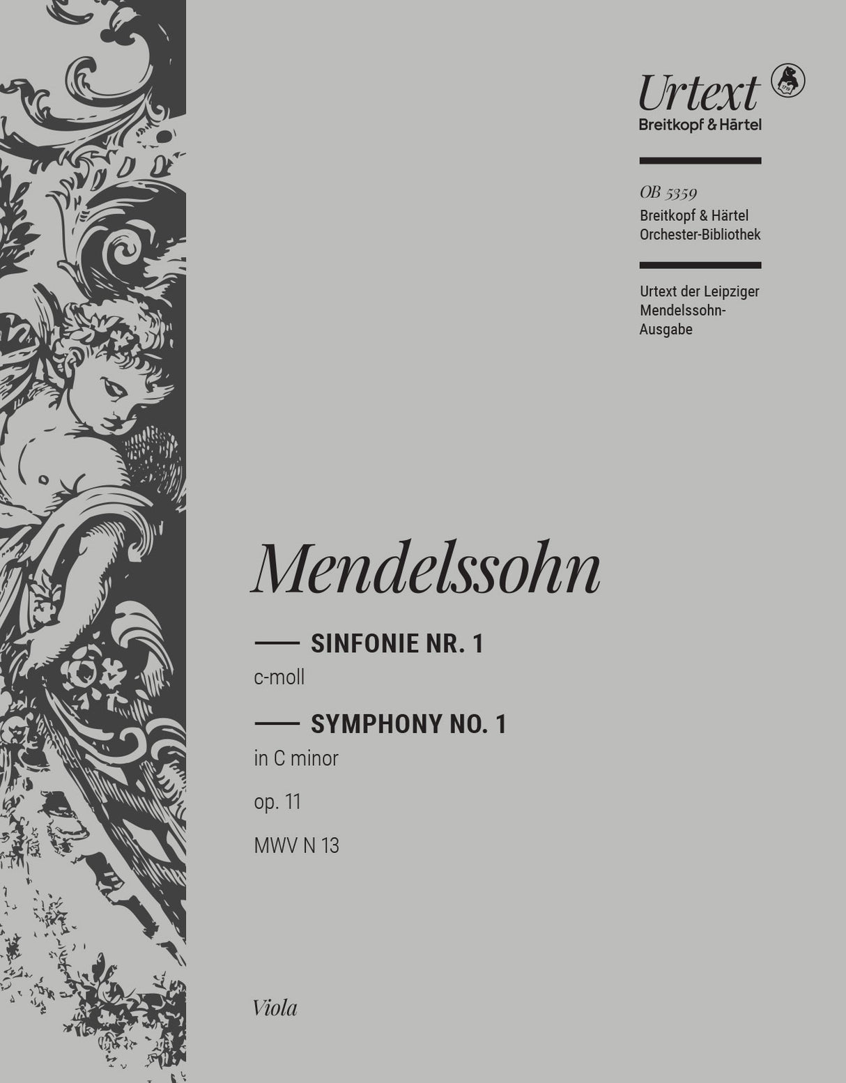 Mendelssohn: Symphony No. 1 in C Minor, MWV N 13, Op. 11