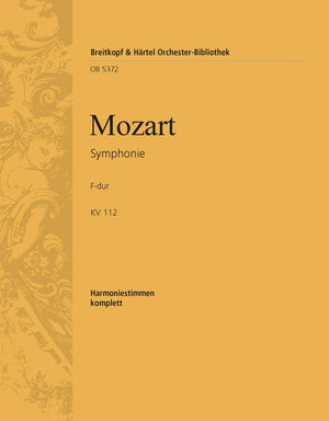 Mozart: Symphony No. 13 in F Major, K. 112