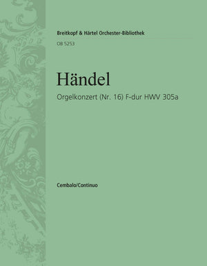 Handel: Organ Concerto in F Major, HWV 305a